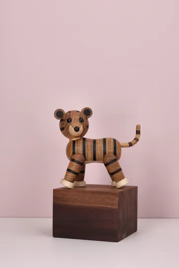 Shiva タイガー フィギュア - Beige, 12x6x12 cm - Spring Copenhagen