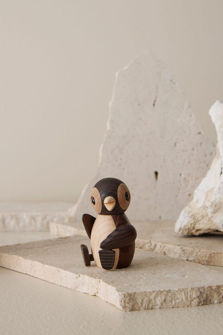 Snow ペンギン 赤ちゃん デコレーション 7 cm, Brown Spring Copenhagen