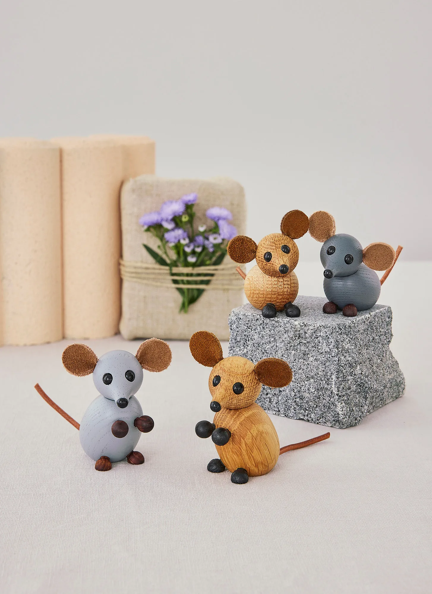 The house ネズミ デコレーション 4.5 cm, Grey Spring Copenhagen