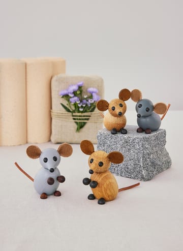 The house ネズミ デコレーション 4.5 cm - Grey - Spring Copenhagen