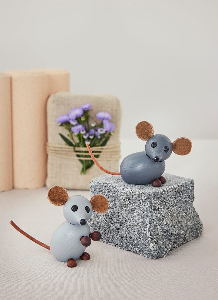 The house ネズミ デコレーション 4.5 cm, Grey Spring Copenhagen