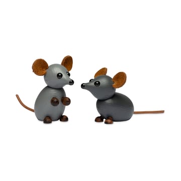 The house ネズミ デコレーション 4.5 cm - Grey - Spring Copenhagen