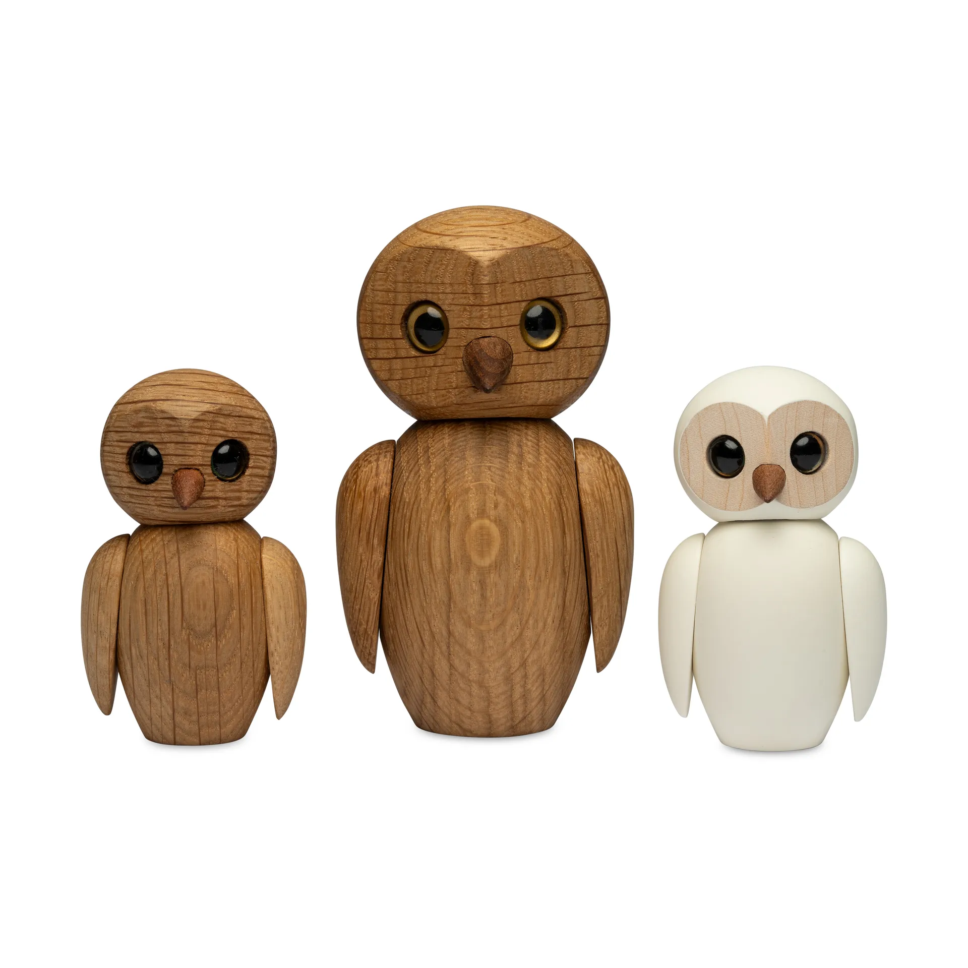 Wise フクロウ デコレーション 7 cm, White Spring Copenhagen