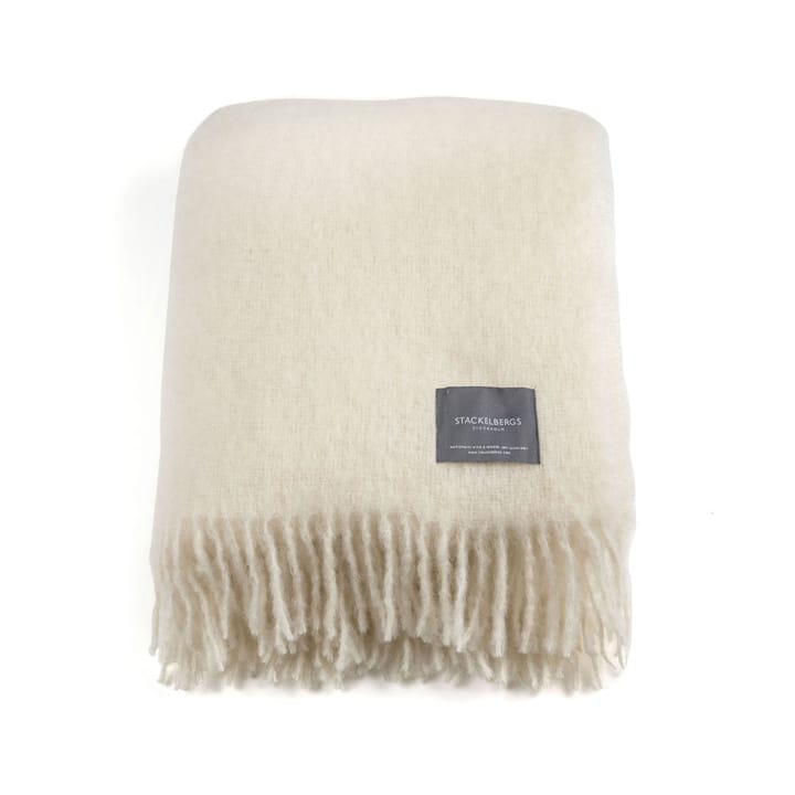 Mohair ブランケット - Bright white - Stackelbergs