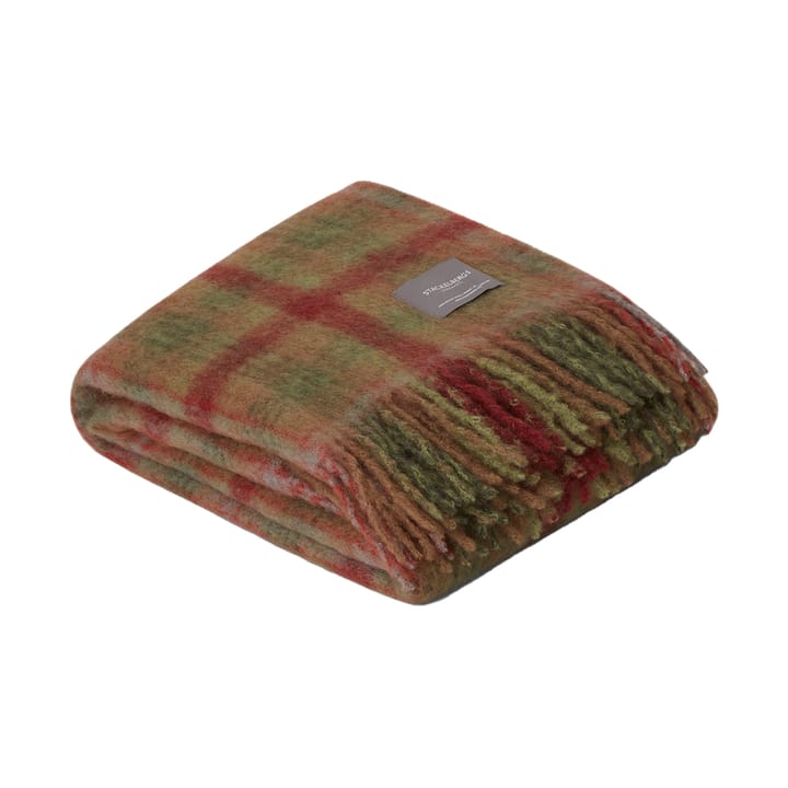 Mohair ブランケット - Moss & Fired Earth Check - Stackelbergs | シュタッケルバーグ