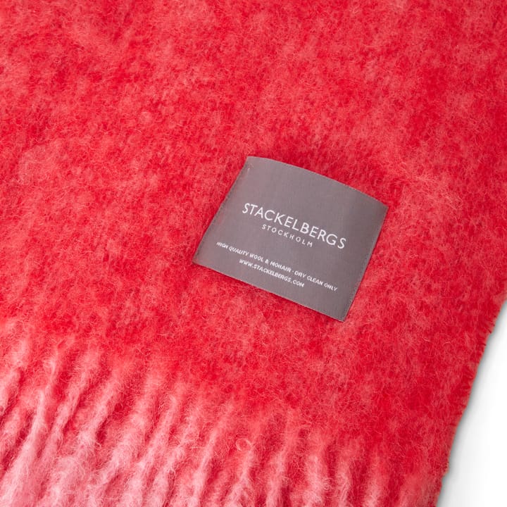 Mohair ブランケット, Pelagon & red melange Stackelbergs