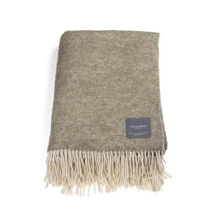 ウールスロー - Olive & off white - Stackelbergs