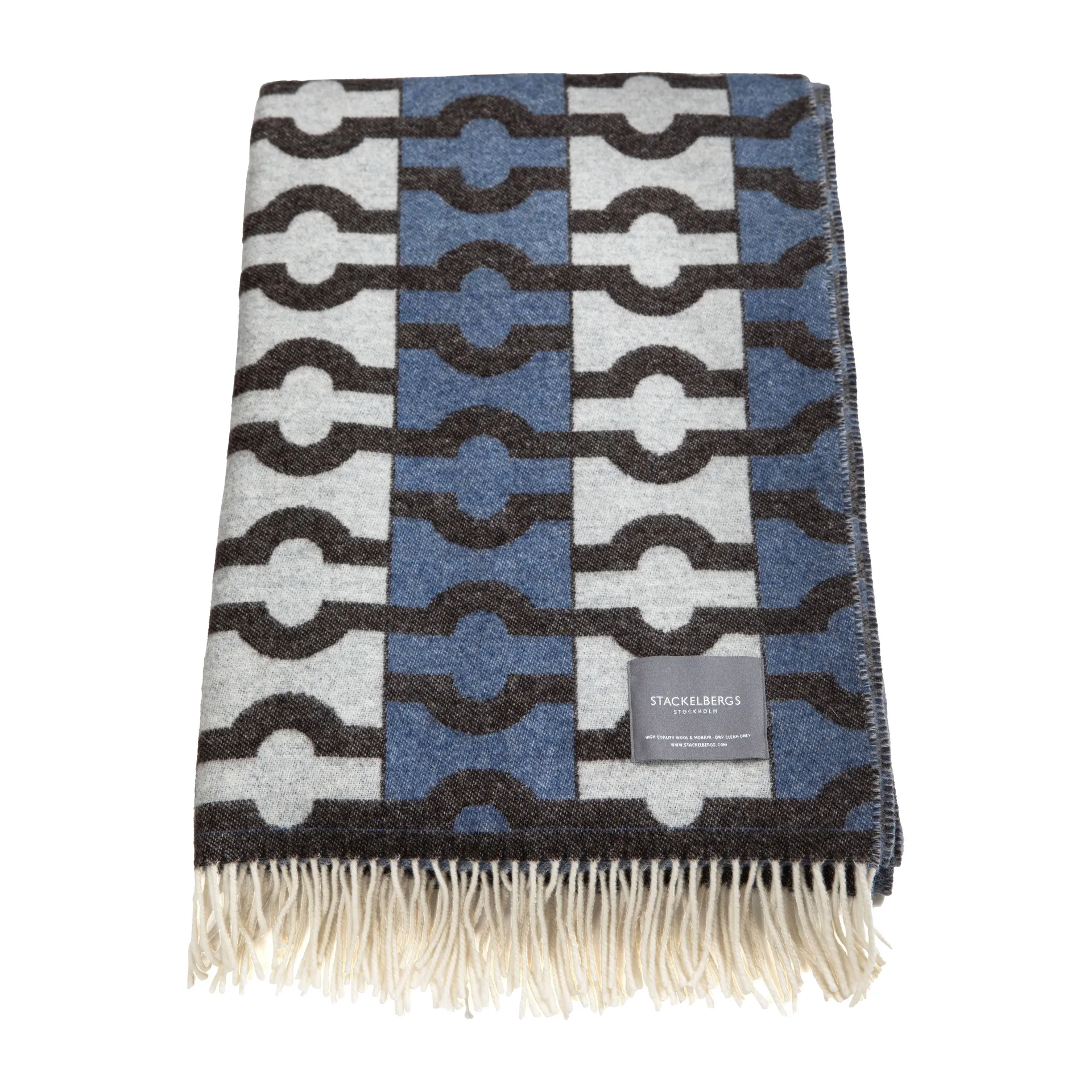 Wallpaper スロー, Blue. brown & white Stackelbergs