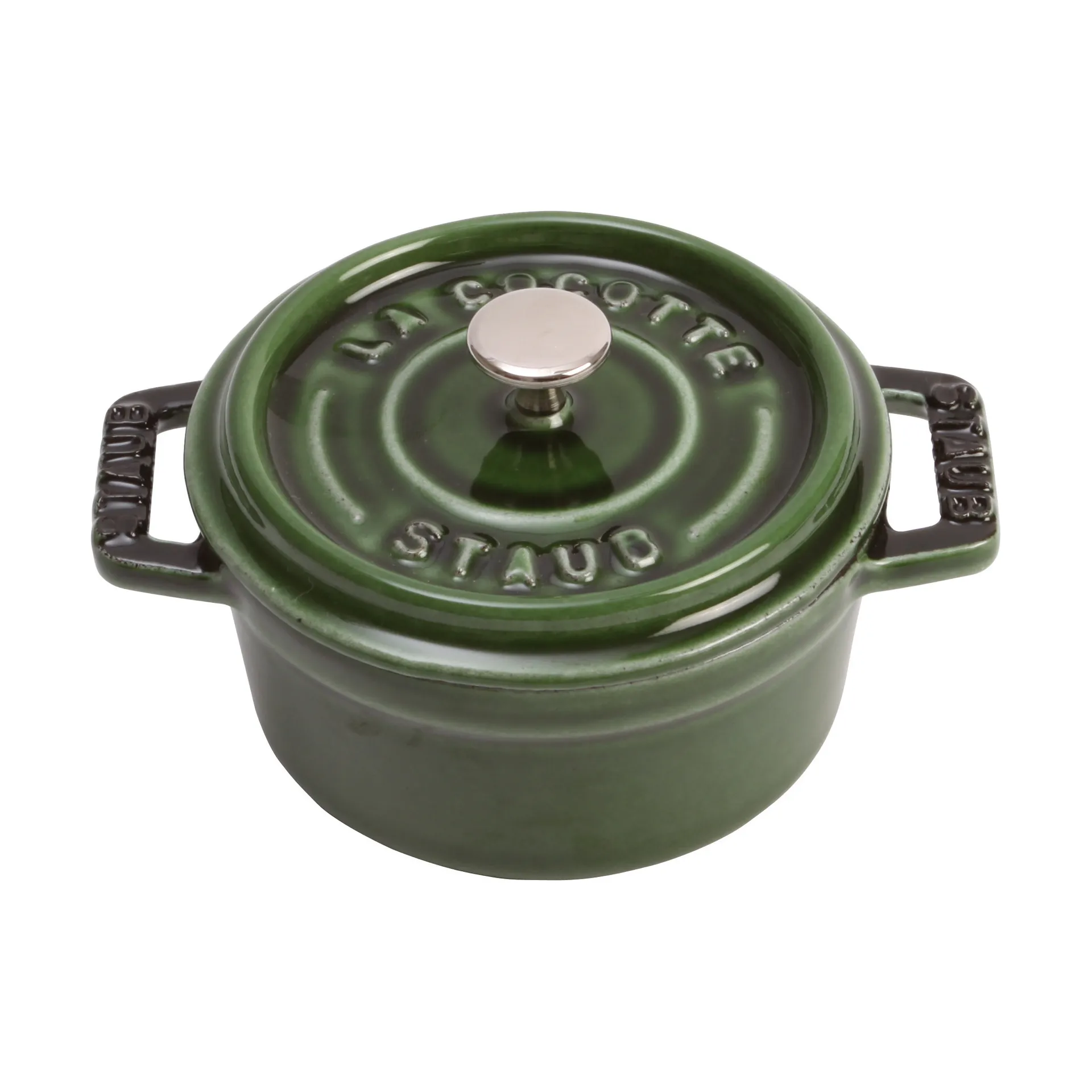 ストウブ ラウンドココット 鋳鉄 0.25 L, Basil green STAUB | ストウブ