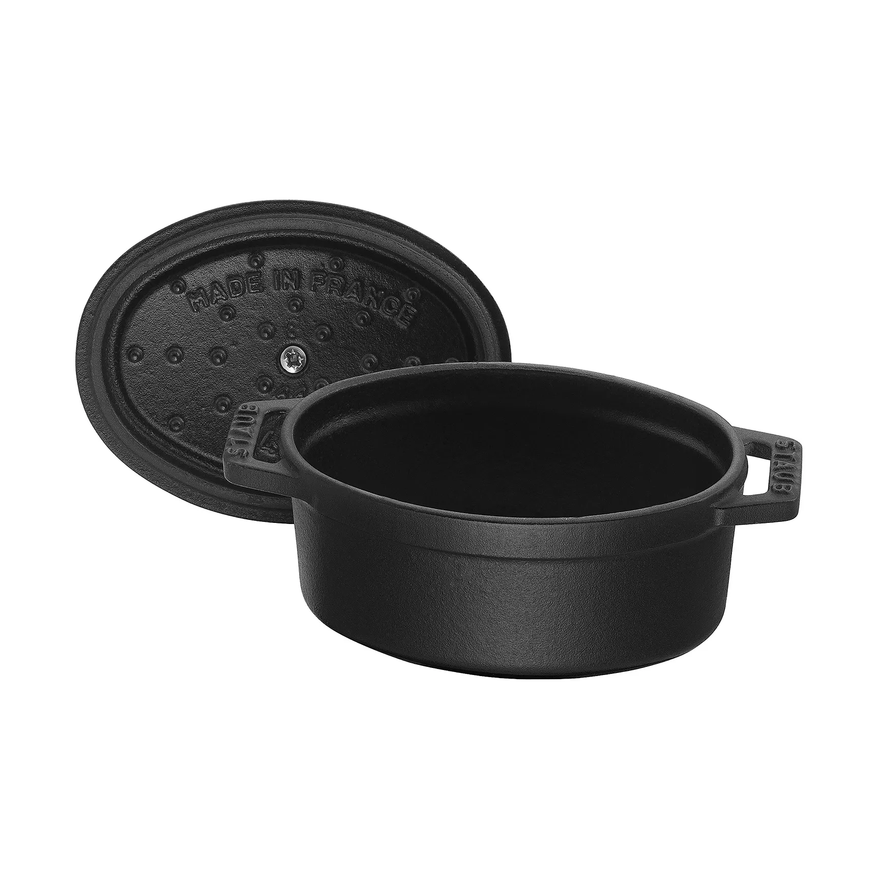 ストウブ オーバル ミニココット 鋳鉄 0.25 L, Black STAUB | ストウブ