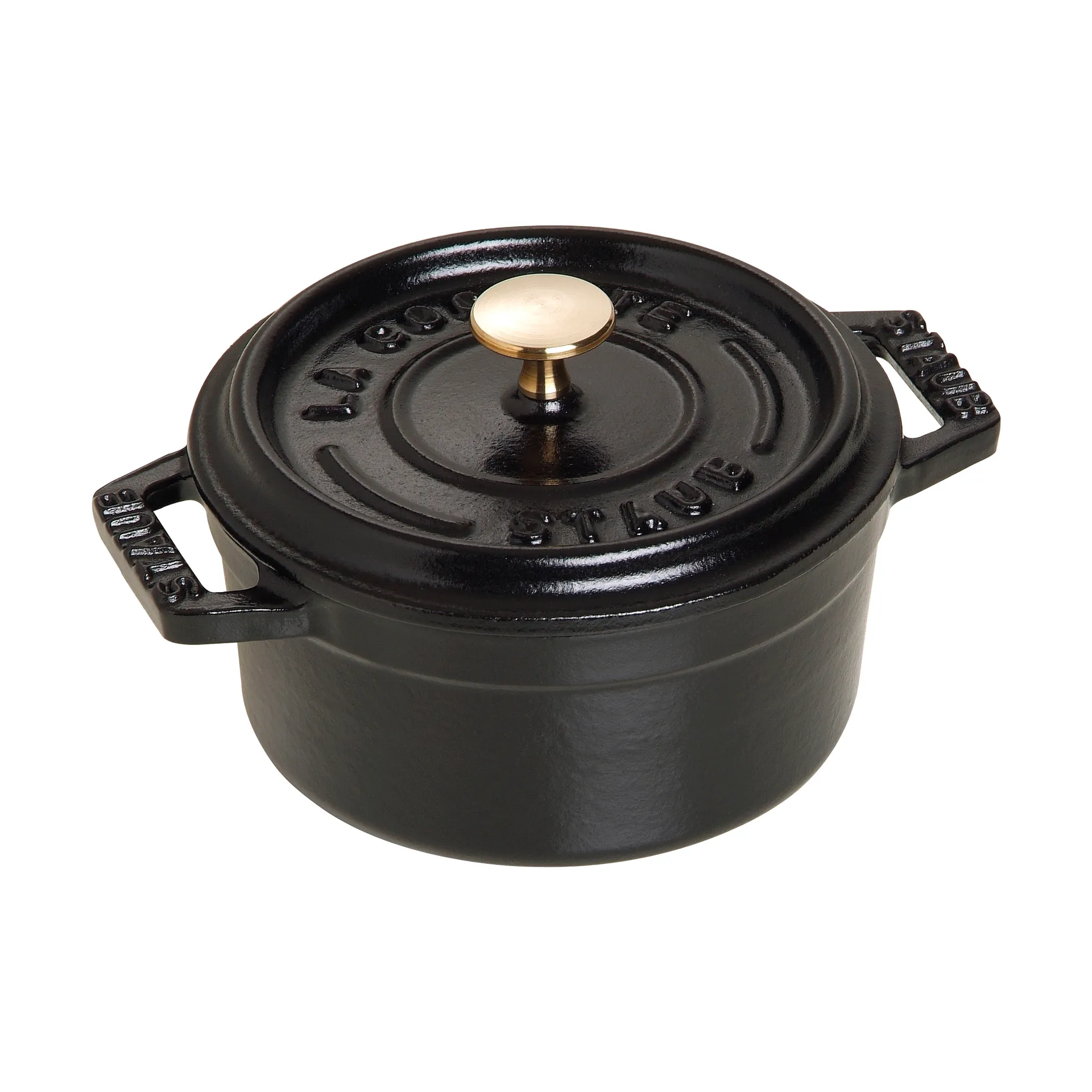 ストウブ ラウンドココット 鋳鉄 0.25 L, Black STAUB | ストウブ