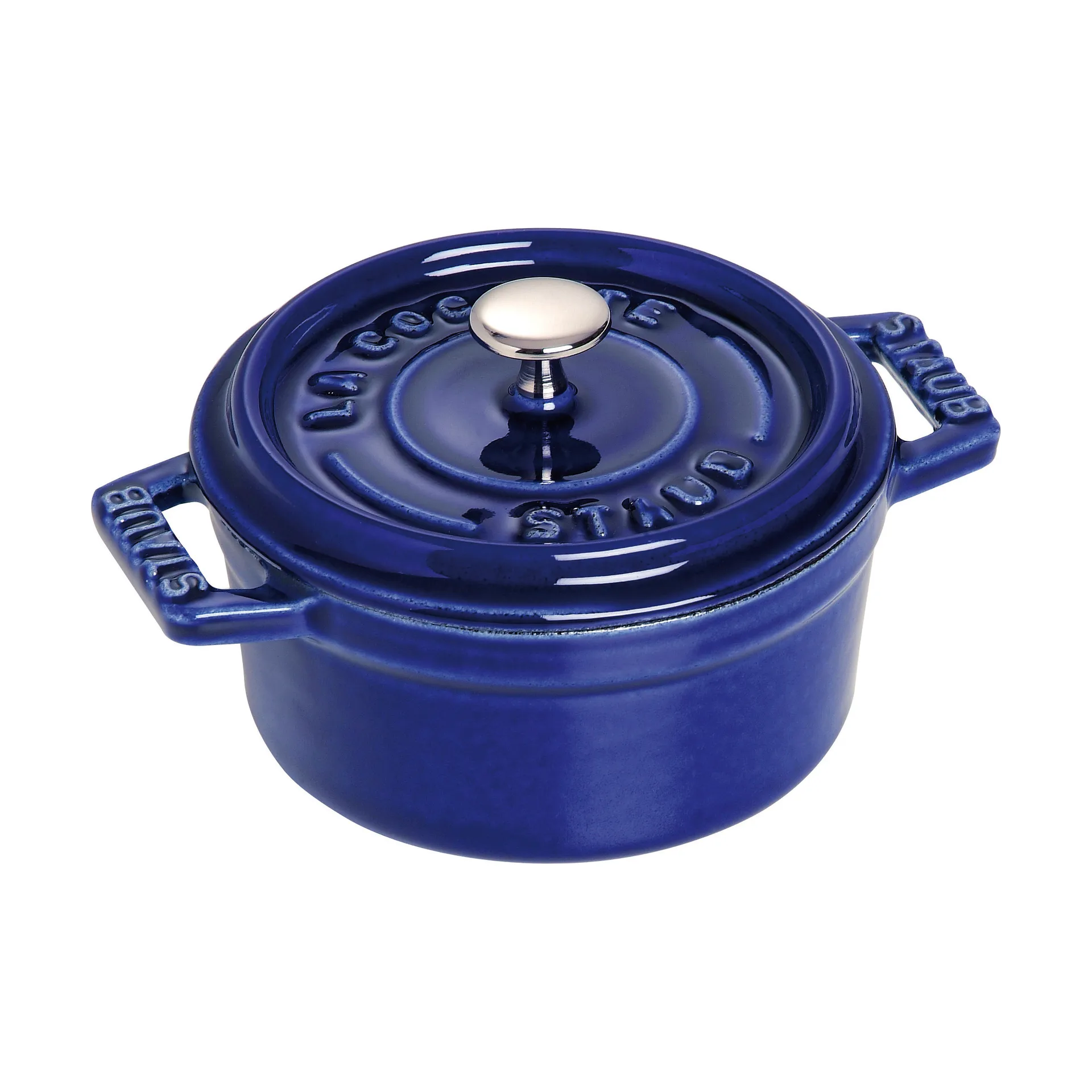 ストウブ ラウンドココット 鋳鉄 0.25 L, Dark blue STAUB | ストウブ