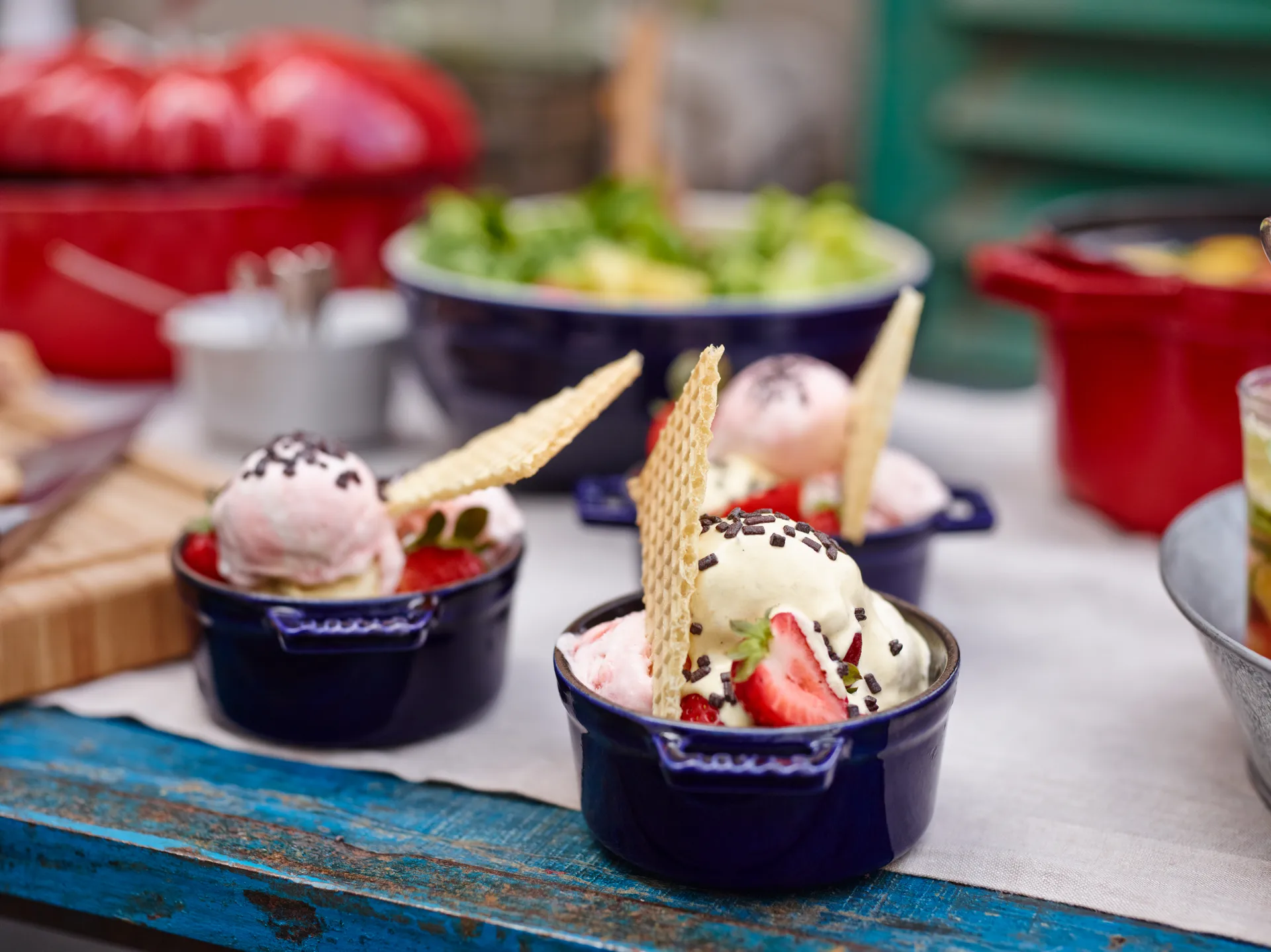 ストウブ ラウンドココット 鋳鉄 0.25 L, Dark blue STAUB | ストウブ