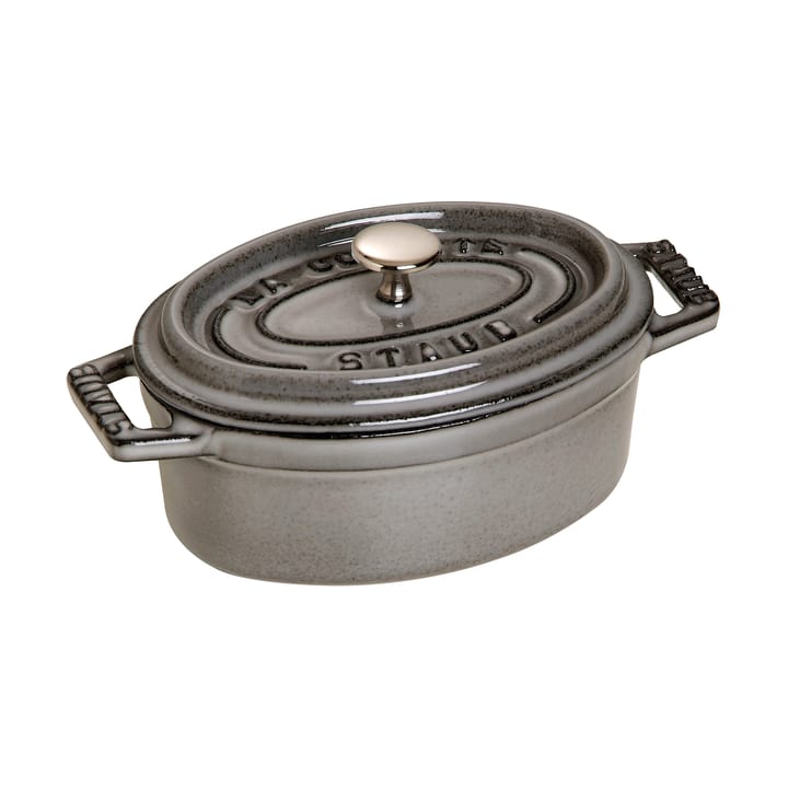 ストウブ オーバル ミニココット 鋳鉄 0.25 L - Graphite gray - STAUB | ストウブ