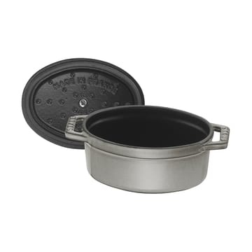 ストウブ オーバル ミニココット 鋳鉄 0.25 L - Graphite gray - STAUB | ストウブ