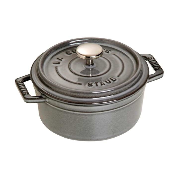 ストウブ ラウンドココット 鋳鉄 0.4 L, Graphite gray STAUB | ストウブ