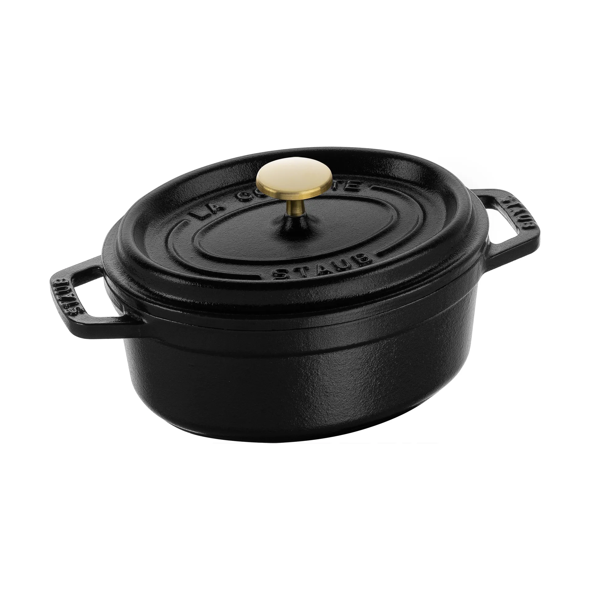ストウブ オーバルココット 鋼鉄 0.6 L, Black STAUB | ストウブ