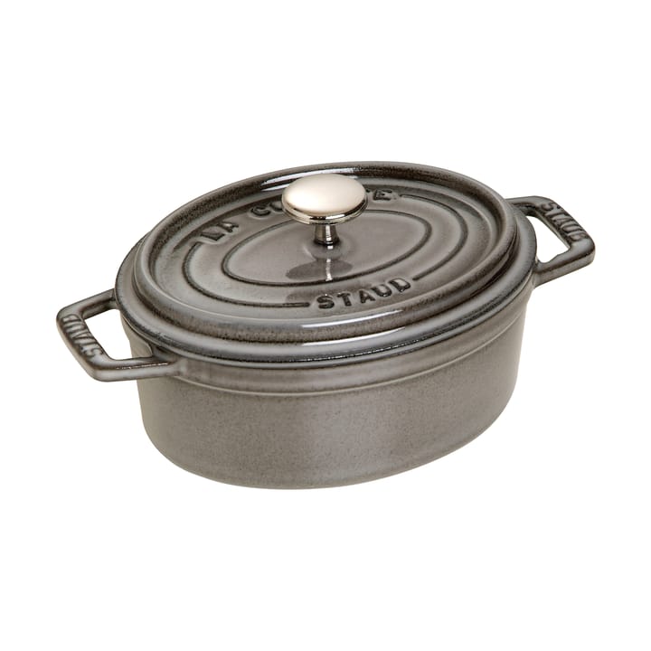 ストウブ オーバルココット 鋼鉄 0.6 L - Graphite gray - STAUB | ストウブ