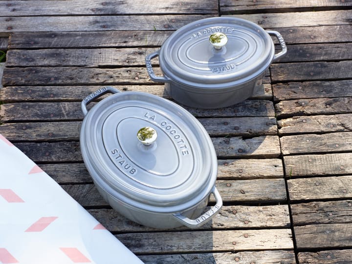 ストウブ オーバルココット 鋼鉄 0.6 L, Graphite gray STAUB | ストウブ