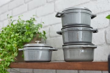 ストウブ ラウンドココット 鋳鉄 0.8 L - Graphite gray - STAUB | ストウブ