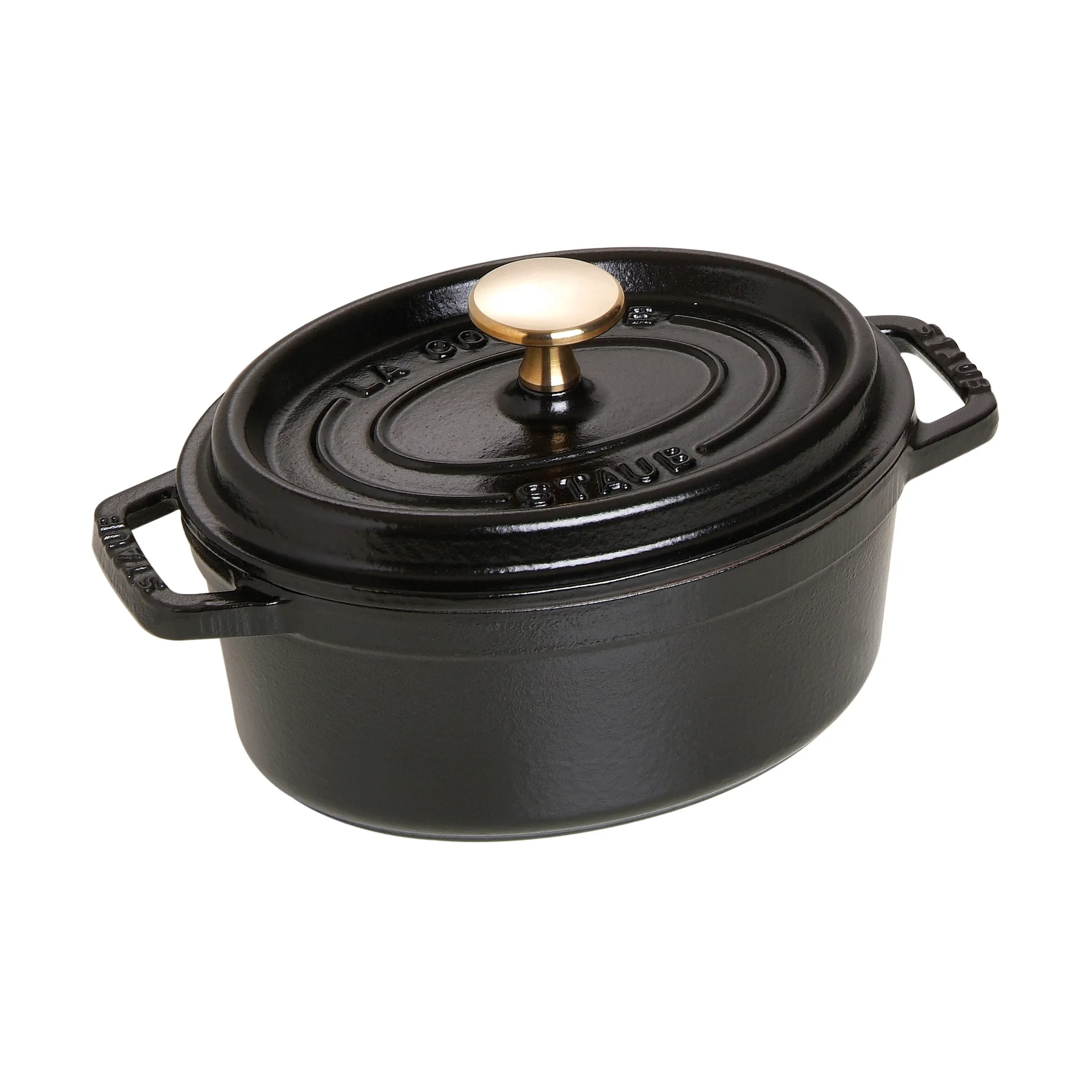 ストウブ オーバルココット 鋼鉄 1 L, Black STAUB | ストウブ