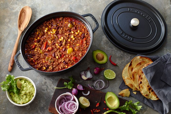 ストウブ オーバルココット 鋼鉄 1 L, Black STAUB | ストウブ