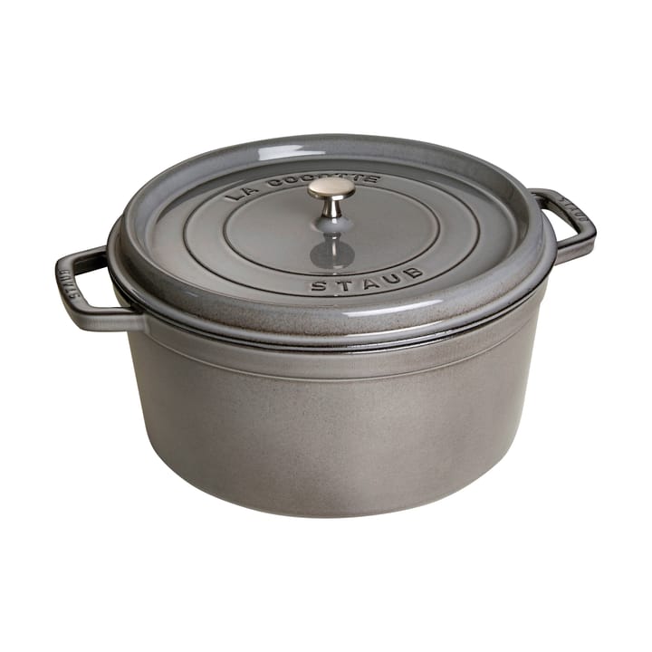 ストウブ ラウンドココット 鍋 鋳鉄 12.6 L - Graphite gray - STAUB | ストウブ