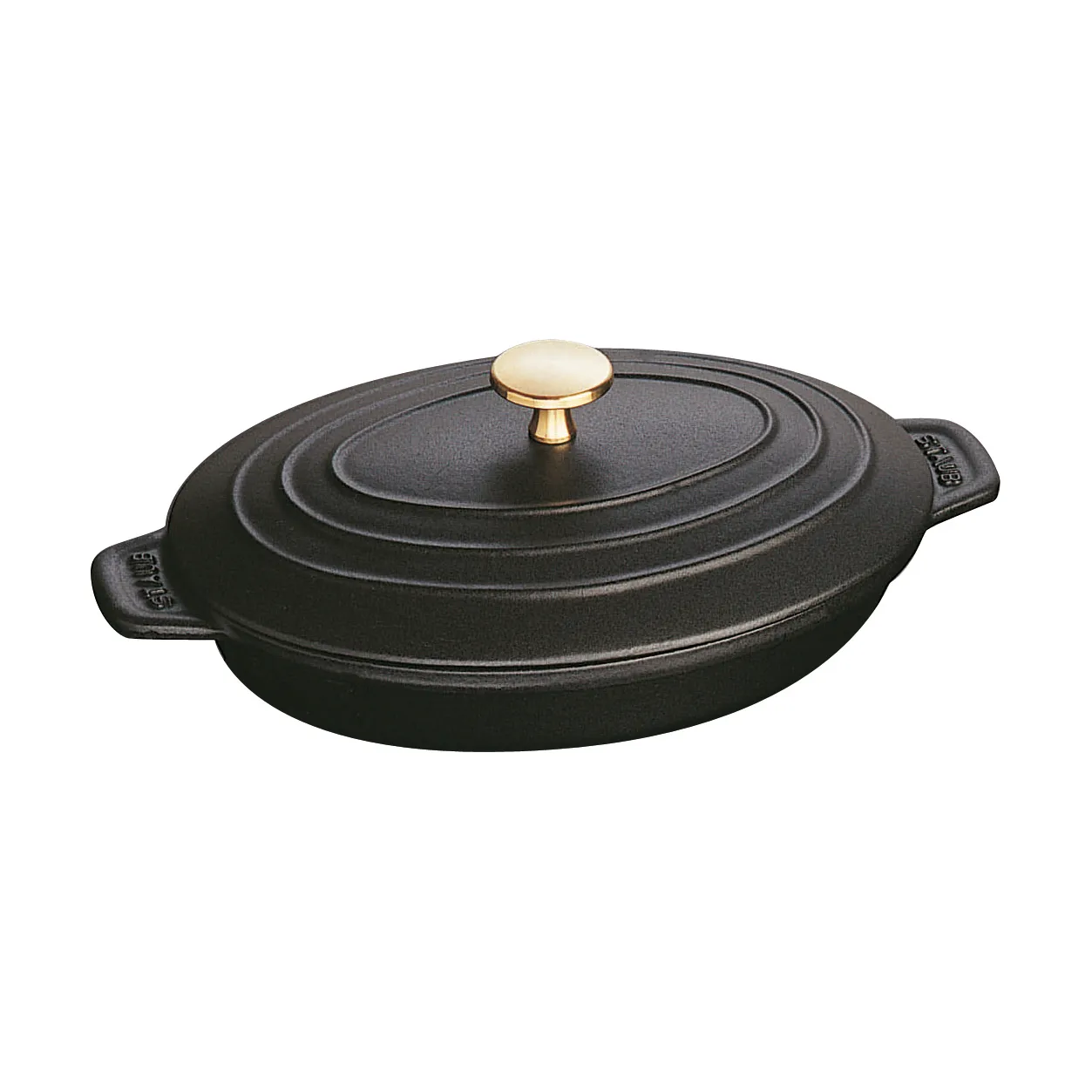 STAUB | ストウブ からのストウブ オーバル 鋳鉄 ベーキング皿 & 蓋 23