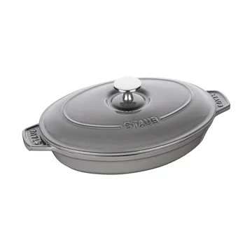 ストウブ オーバル 鋳鉄 ベーキング皿 & 蓋 23 cm - STAUB | ストウブ