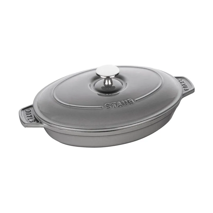 STAUB | ストウブ からのストウブ オーバル 鋳鉄 ベーキング皿 & 蓋 23
