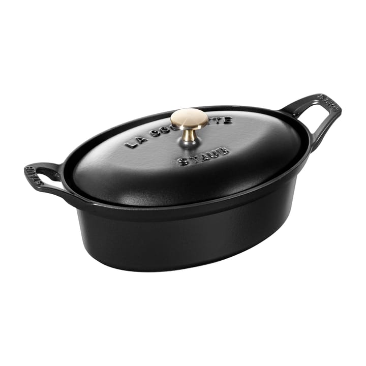 ヴィンテージココット オーバル 23cm, Black STAUB | ストウブ