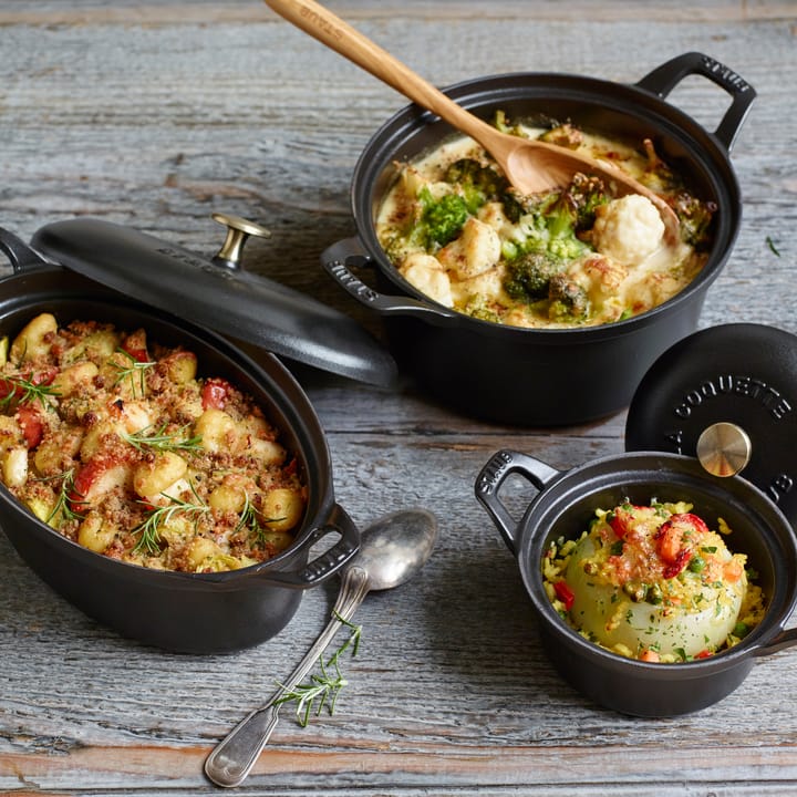 ヴィンテージココット オーバル 23cm, Black STAUB | ストウブ
