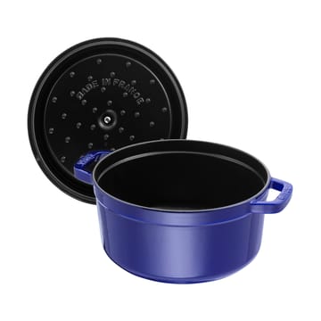 ストウブ  ラウンドココット 鍋 鋳鉄 2.6 L - Dark blue - STAUB | ストウブ