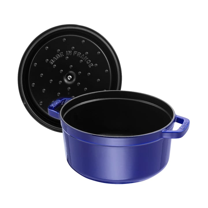 ストウブ  ラウンドココット 鍋 鋳鉄 2.6 L, Dark blue STAUB | ストウブ