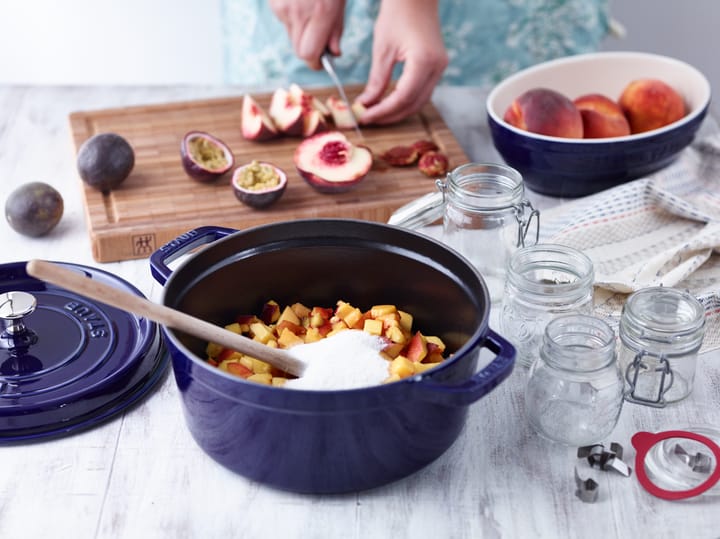 ストウブ  ラウンドココット 鍋 鋳鉄 2.6 L, Dark blue STAUB | ストウブ