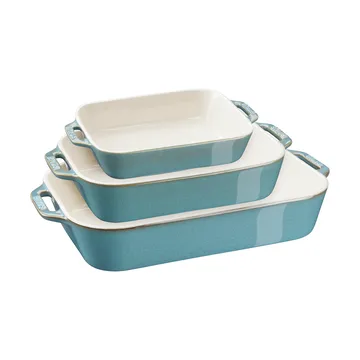 ストウブ オーブンディッシュ 3 ピース - Antique turquoise - STAUB | ストウブ
