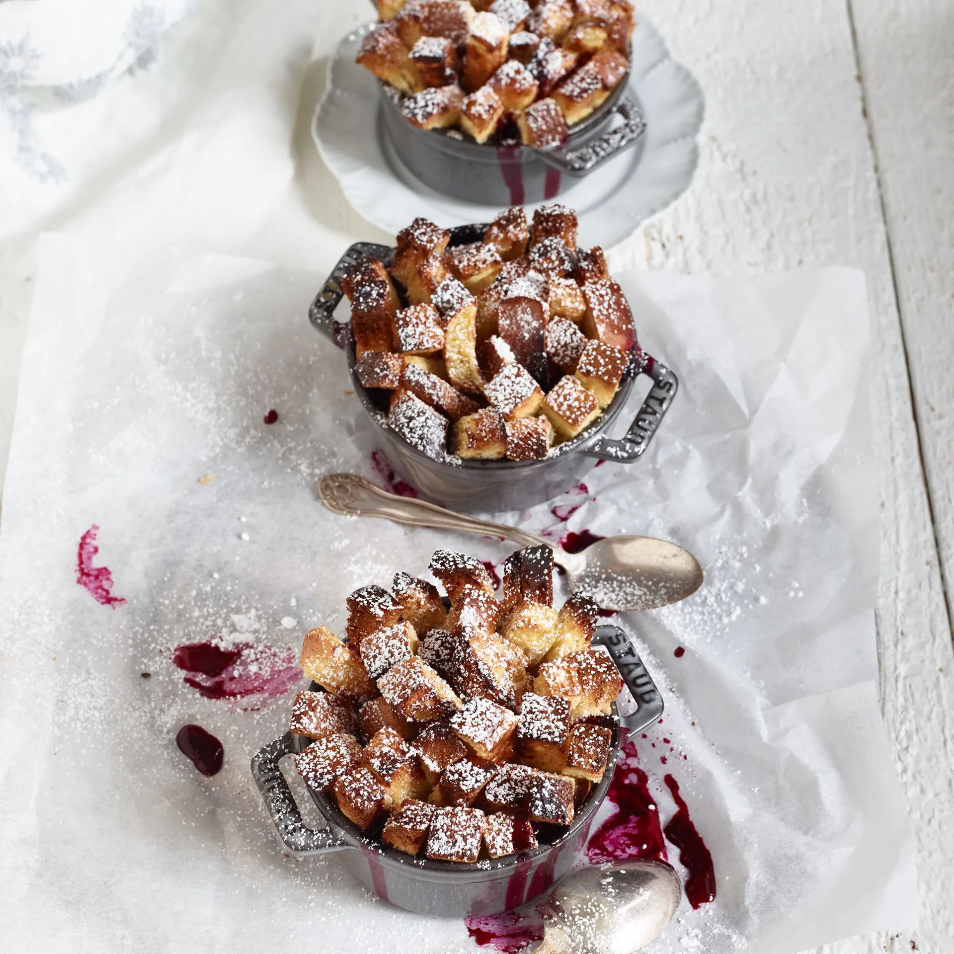 ストウブ ミニポット 3個用 サービングホルダー, Bamboo STAUB | ストウブ