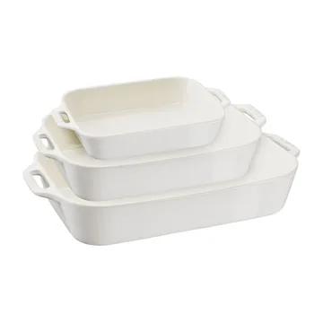 ストウブ オーブンディッシュ 3 ピース - Ivory white - STAUB | ストウブ
