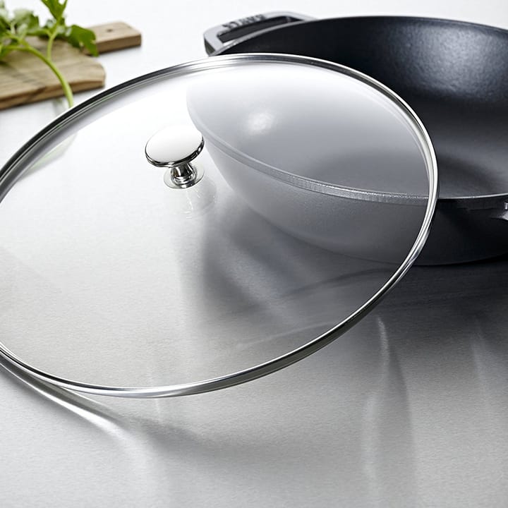 ウォック ガラス蓋付 Ø30 cm 4.4 L, grey STAUB | ストウブ