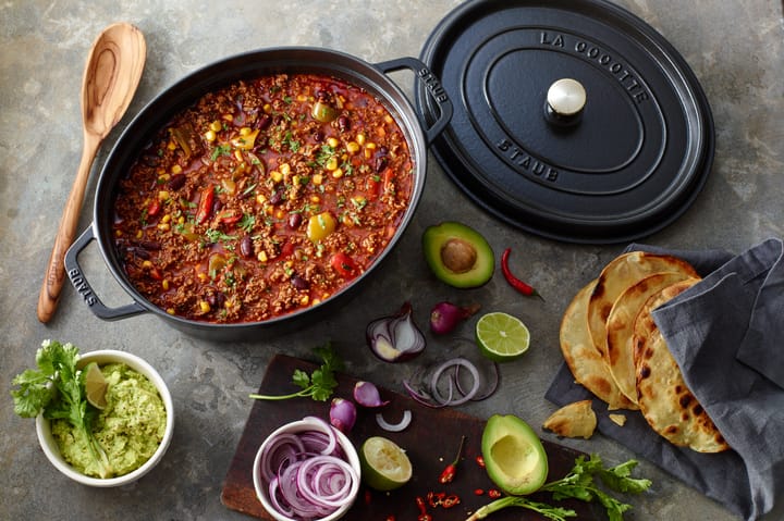 ストウブ オーバルココット 鋼鉄 3.2 L, Black STAUB | ストウブ
