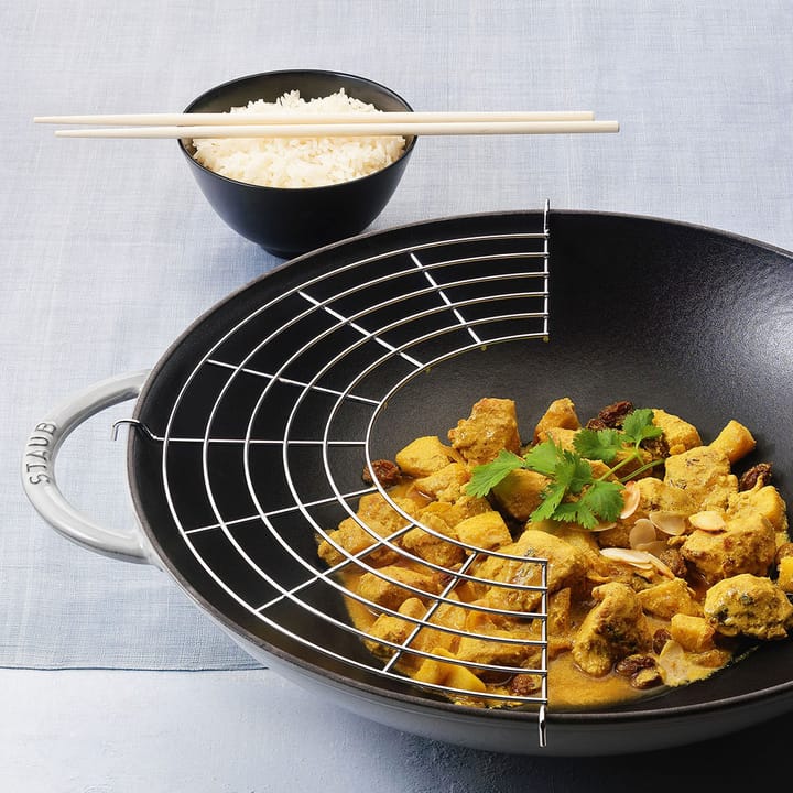 ウォック ガラス蓋付 Ø37 cm 5.7 L, grey STAUB | ストウブ