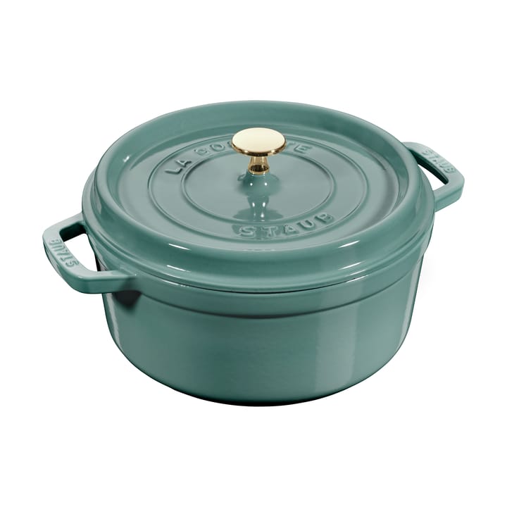 ストウブ  ラウンドココット 鍋 鋳鉄 3.8 L - Eucalyptus wood - STAUB | ストウブ