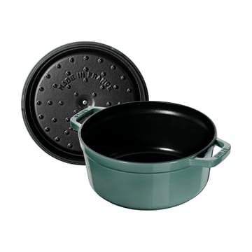 ストウブ  ラウンドココット 鍋 鋳鉄 3.8 L - Eucalyptus wood - STAUB | ストウブ