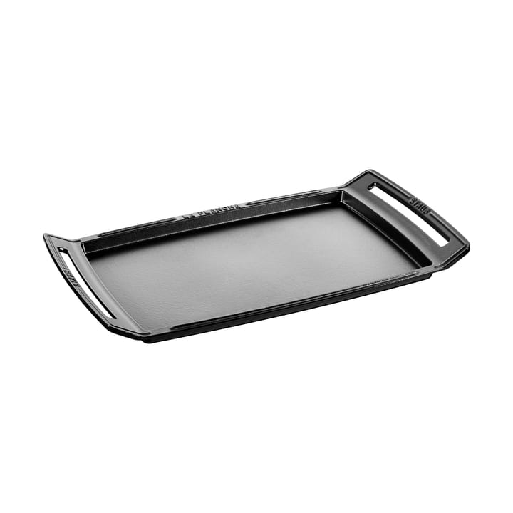 ストウブ ハンドル付き 鉄板焼きグリドル 38x25 cm - Black - STAUB | ストウブ
