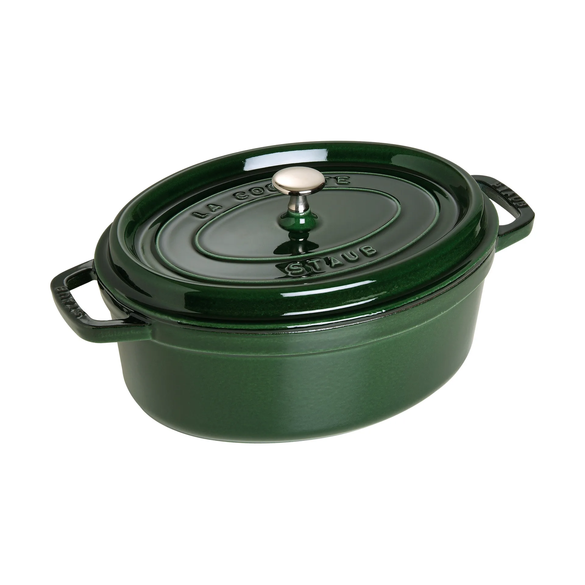 ストウブ オーバルココット 鋼鉄 4.2 L, Basil green STAUB | ストウブ