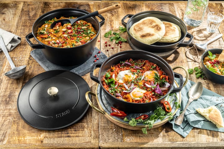 ストウブ 鍋 & ソースパンセット スタッカブル 5ピース , Black STAUB | ストウブ