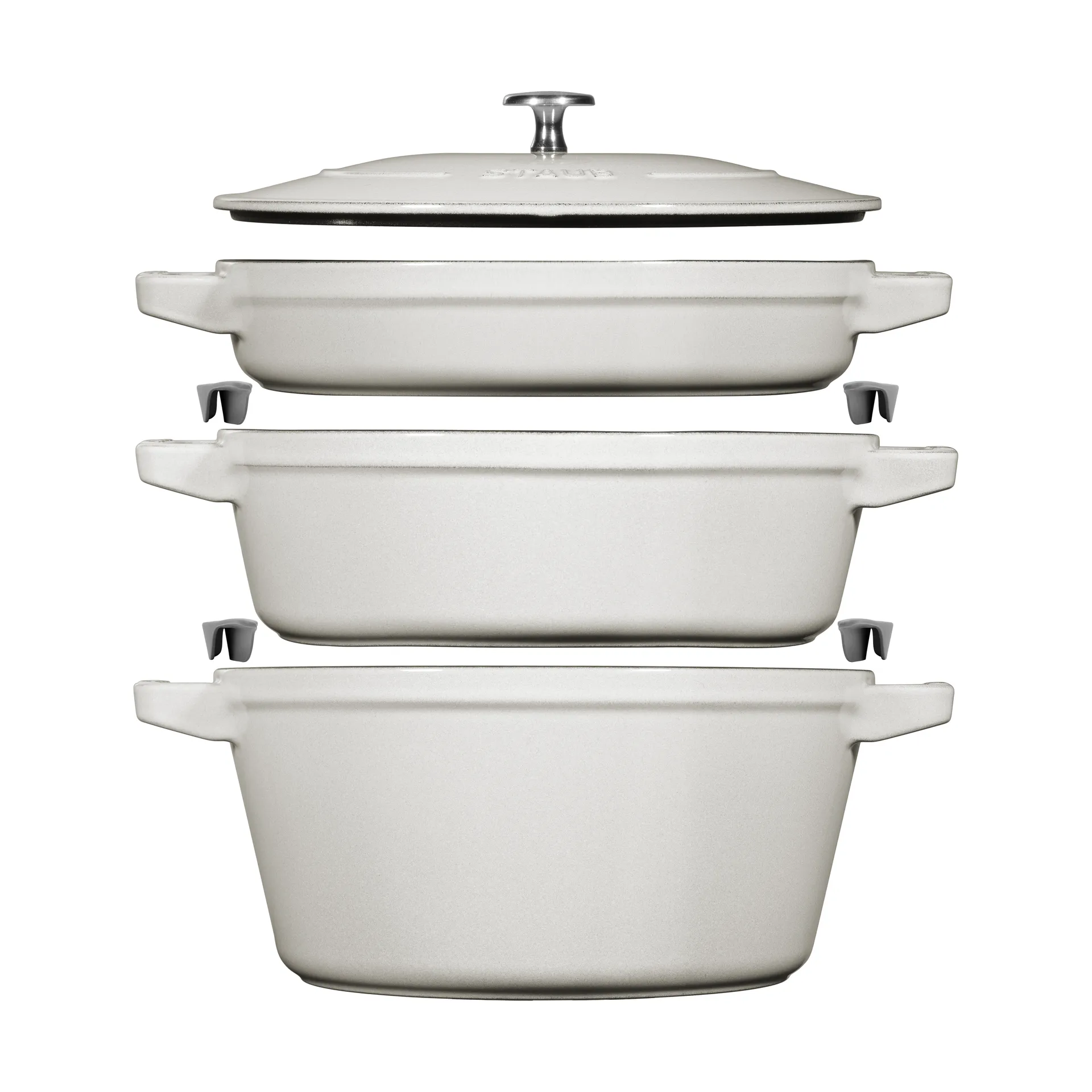 ストウブ 鍋 & ソースパンセット スタッカブル 5ピース , White truffle STAUB | ストウブ