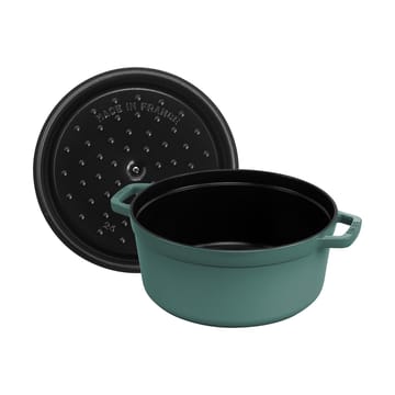 ストウブ ラウンドココット 鍋 鋳鉄 5.2 L - Eucalyptus wood - STAUB | ストウブ