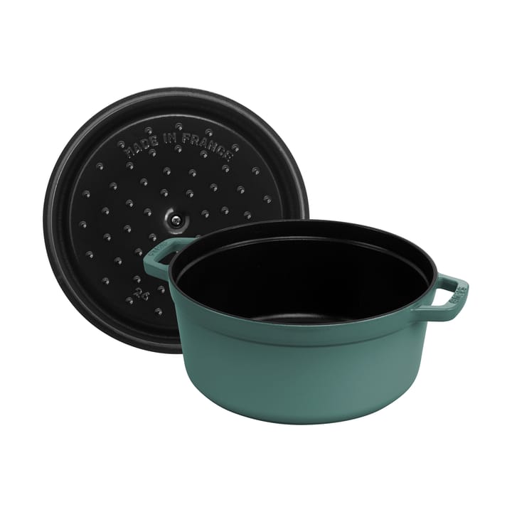ストウブ ラウンドココット 鍋 鋳鉄 5.2 L, Eucalyptus wood STAUB | ストウブ