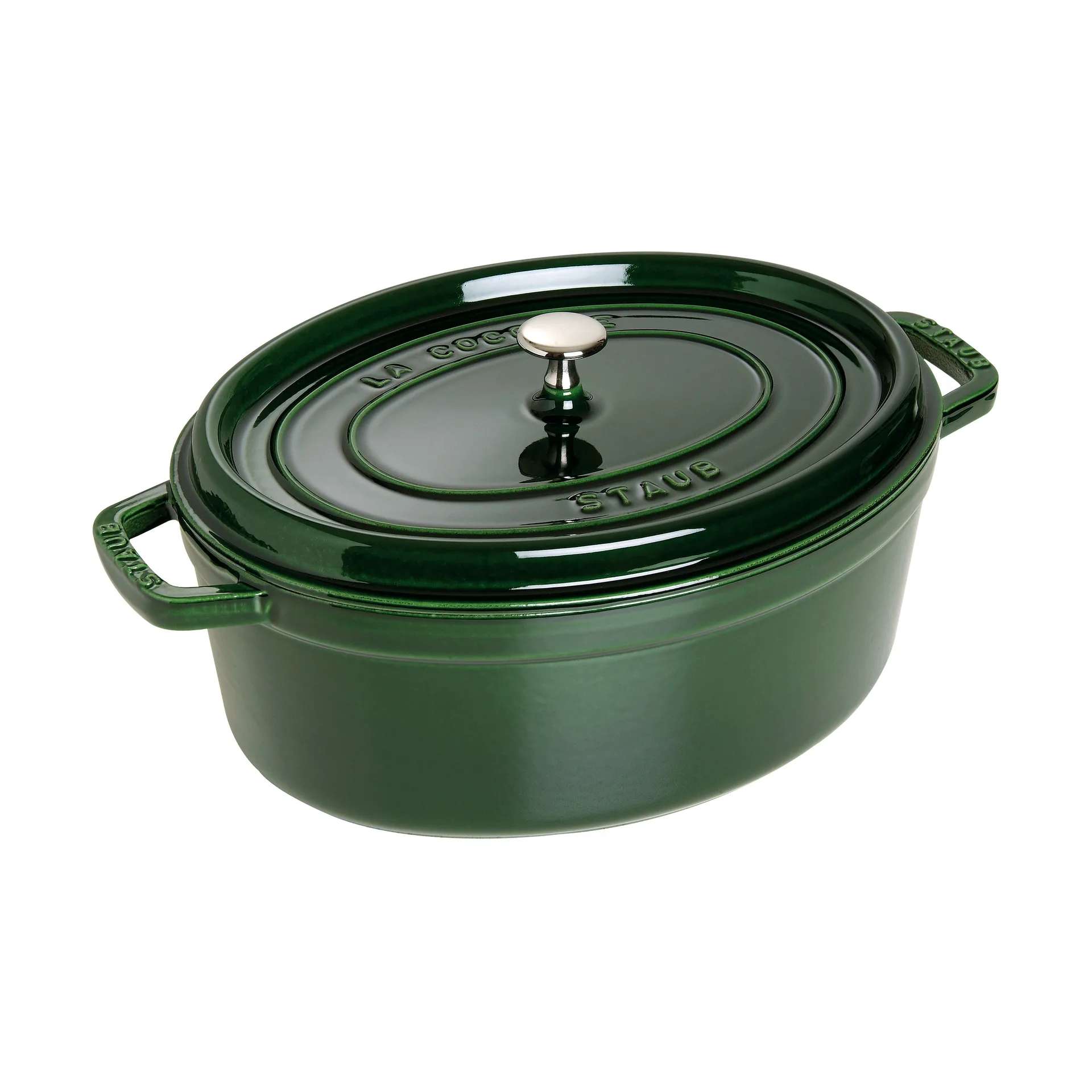ストウブ オーバルココット 鋼鉄 6.7 L, Basil green STAUB | ストウブ